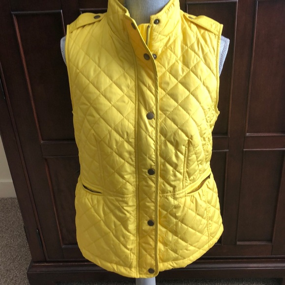 talbots quilted vests